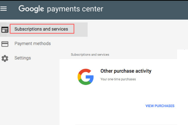 google play account payment